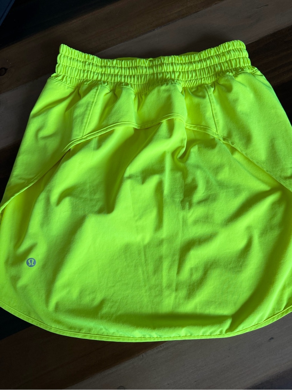 lululemon athletica Neon Yellow Performance Mini Skirt